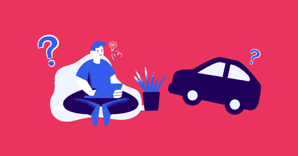 Een onbekende auto in de boekhouding