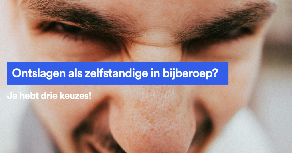 werkloos worden als zelfstandige in bijberoep
