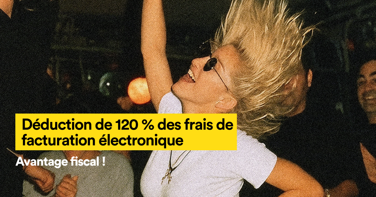 Déduction de 120 % des frais de facturation électronique