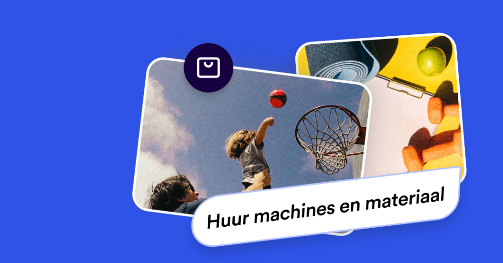 Huur van machines en materiaal