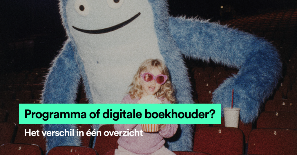 Featured image: het verschil tussen een boekhoudprogramma en een digitale boekhouder