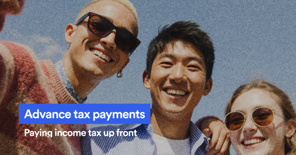 Featured image: paying income tax up front