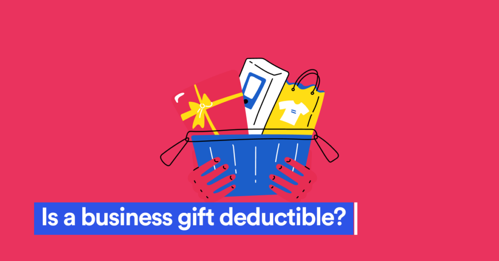 Is a business gift deductible in a sole proprietor’s accounts?